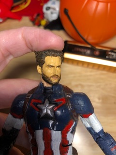 Đầu nhân vật Wolverine tỷ lệ 1/12( Marvel Legend)