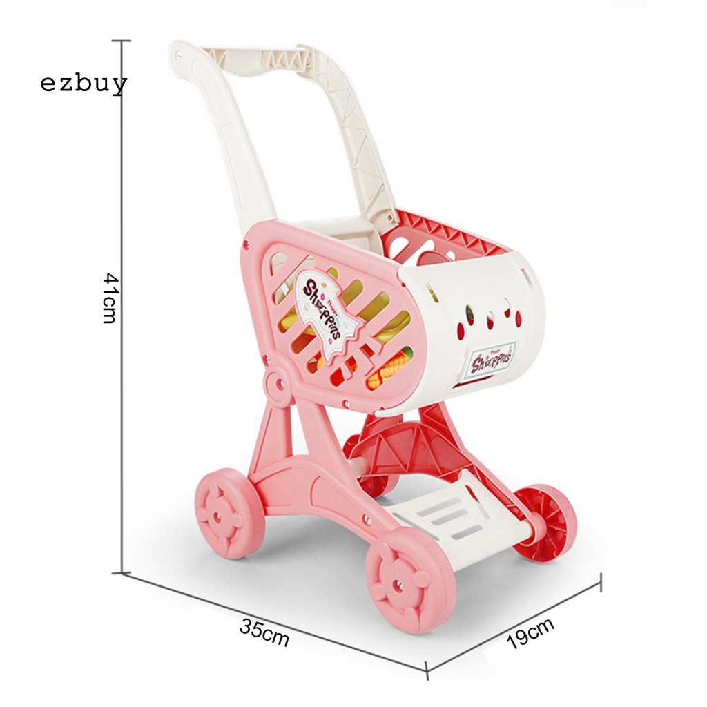 Xe Đẩy Hàng Đồ Chơi Mini Dễ Lắp Ráp Cho Bé