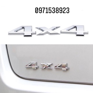 logo chữ nổi bằng kim loại 4x4