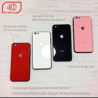 Ốp lưng mặt kính cường lực cho iphone6/6s