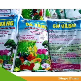 Phân hữu cơ khoáng trung vi lượng Cá Vàng (1kg)