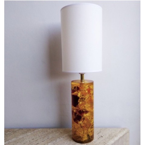 Khuôn resin khối trụ làm đèn cao