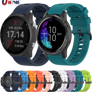 Dây đeo silicon 20mm cho đồng hồ Garmin Forerunner 245 245m/ 645/ Vivoactive 3/ Vavenu tùy chọn màu sắc 
