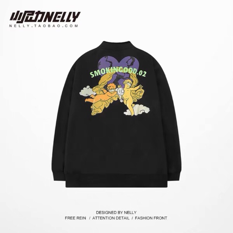 Áo khoác nelly sale (có sẵn) 2 em bé thiên thần smokingood.02 | BigBuy360 - bigbuy360.vn