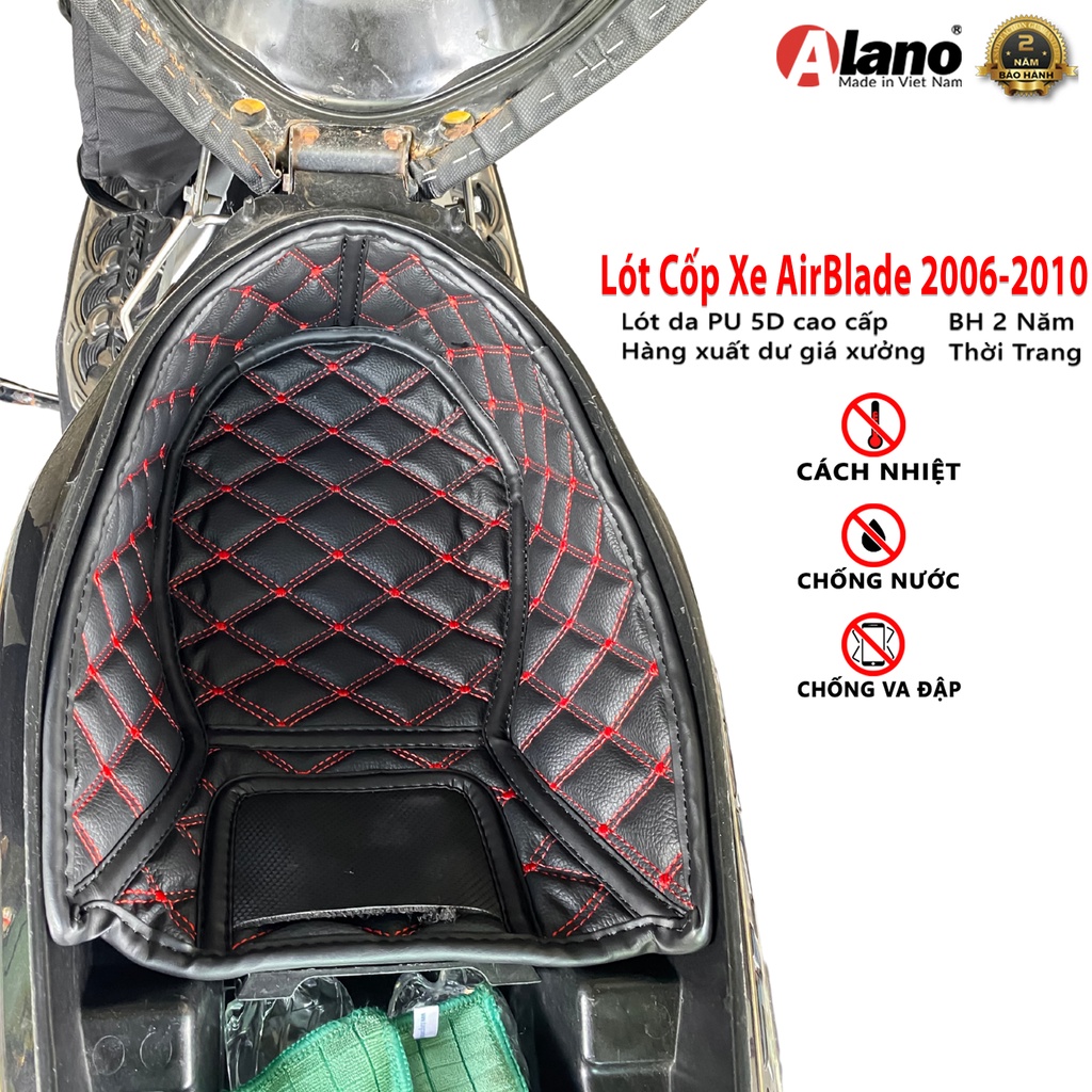 Lót Cốp Xe Máy Cách Nhiệt Chống Va Đập ALANO Dành Cho Mẫu Xe Honda AIRBLADE 2006-2010