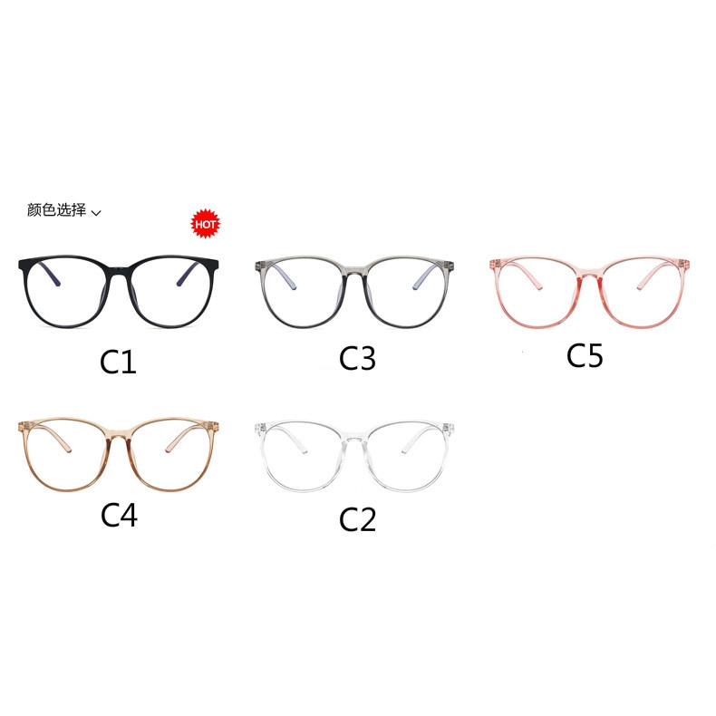 Mắt Kính Kiểu Mắt Mèo Chống Bức Xạ Phong Cách Hàn Quốc Cho Nữ