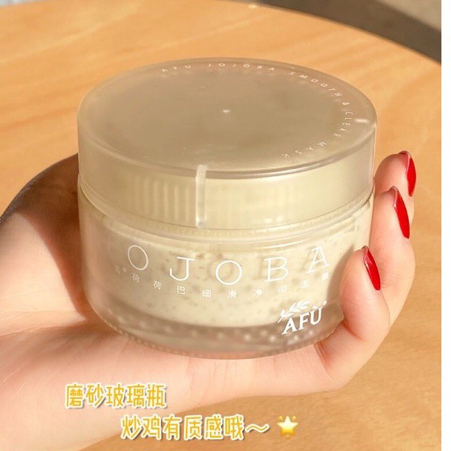 Mặt nạ tẩy da chết làm sạch da jojoba afu