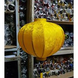 Lồng Đèn Hội An lụa tròn 30cm siêu đẹp dáng tròn