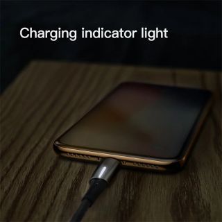 Cáp sạc Iphone 200 cm có đèn báo Baseus Horizontal