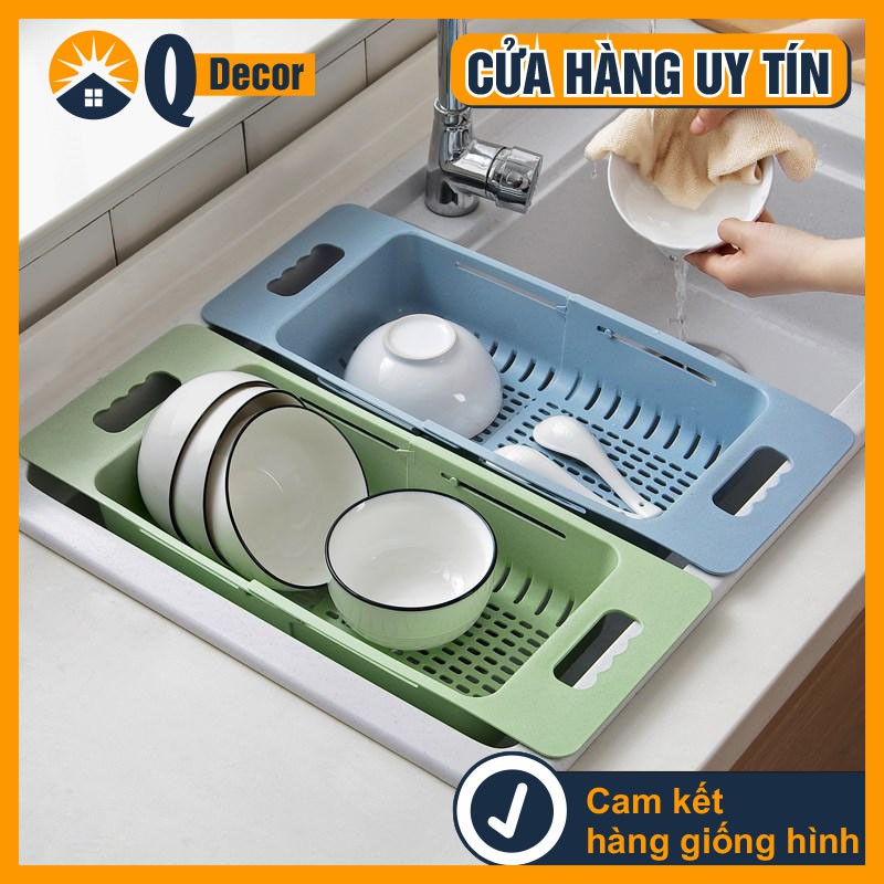 Rổ gác bồn rửa chén thu gọn, loại lớn