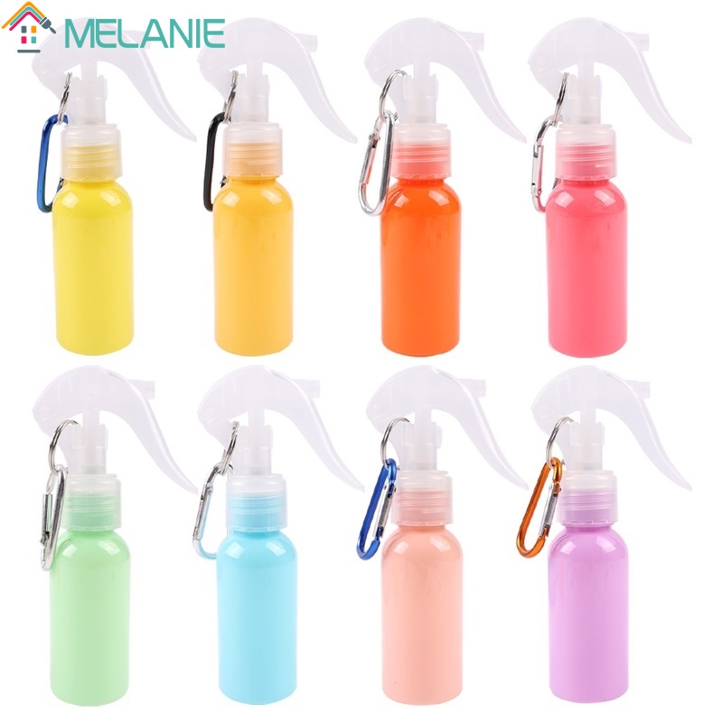 Chai nhựa rỗng 60ml dạng nhấn đựng tinh dầu có móc treo mang đi du lịch tiện lợi