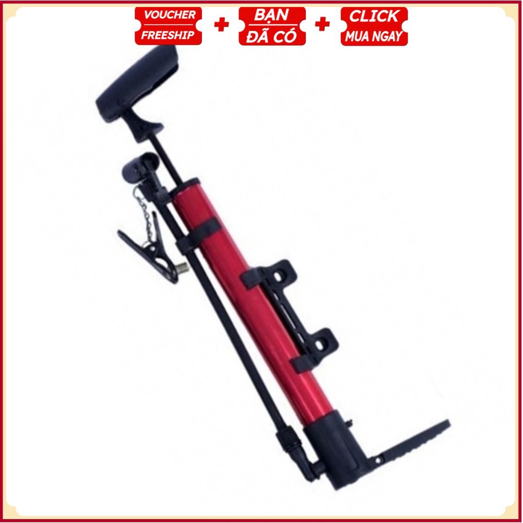Bơm Xe Đạp Xe Máy Gia Đình XD01 - Đồ Bơm Ống Mini Bằng Tay Treo Khung Xe Chuyên Dụng
