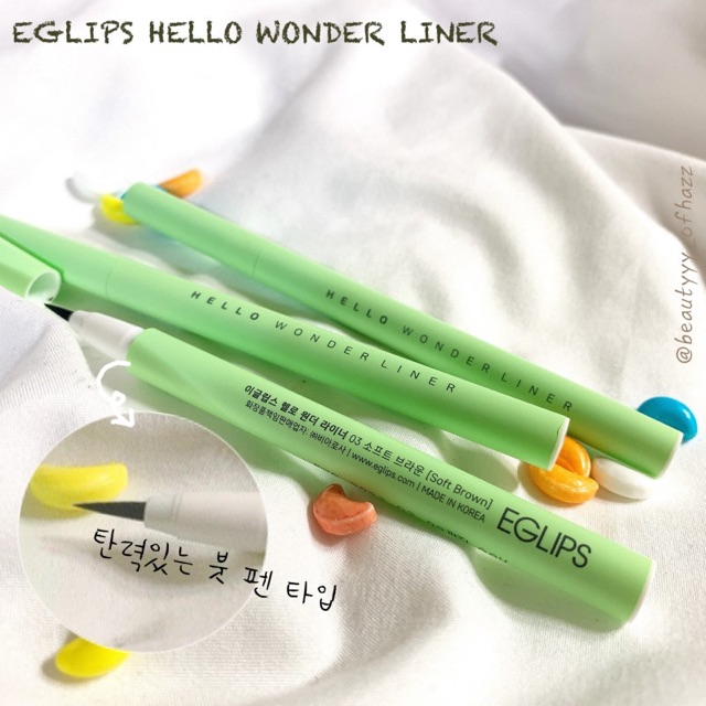 KẺ MẮT NƯỚC EGLIPS HELLO WONDER LINER & MASCARA EGLIPS HELLOW NANA CARA