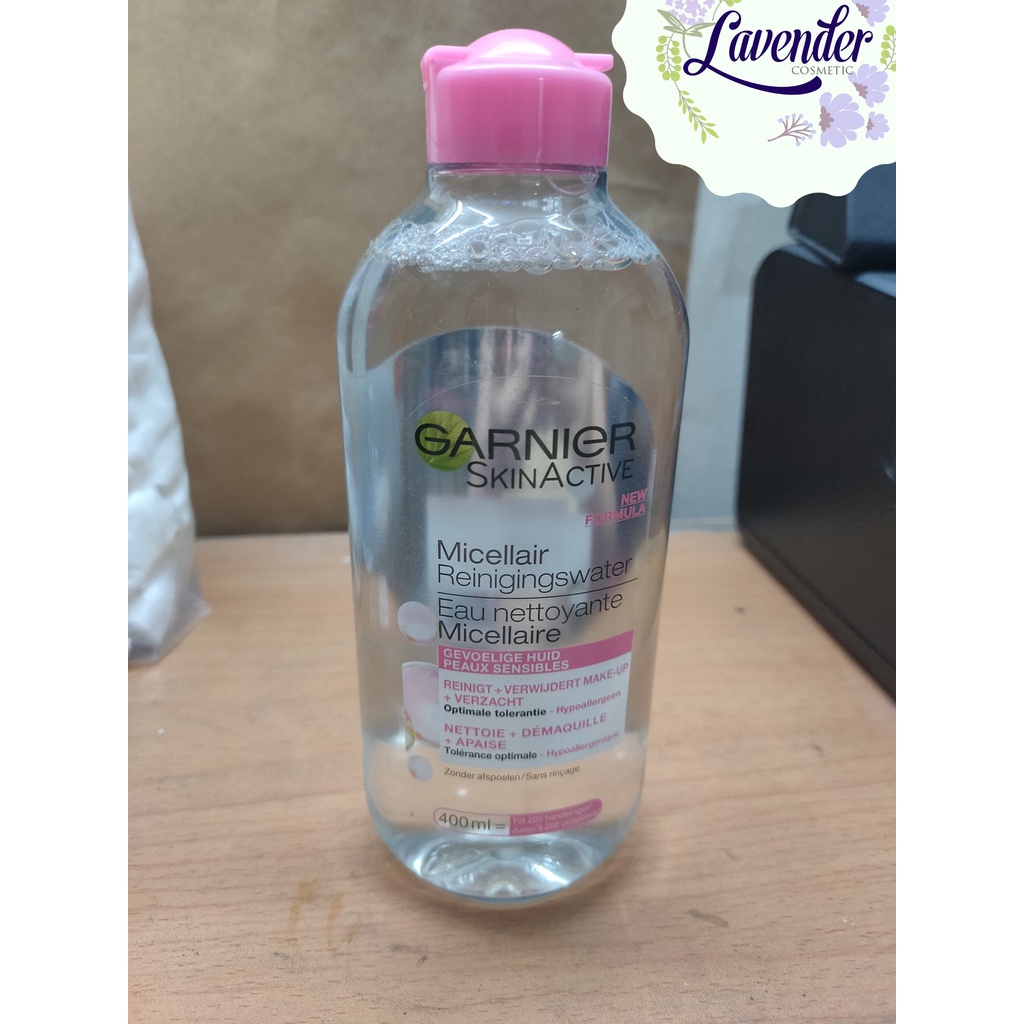 THANH LÝ VỎ XẤU Tẩy trang Garnier 400ml BẢN PHÁP XUẤT ĐỨC
