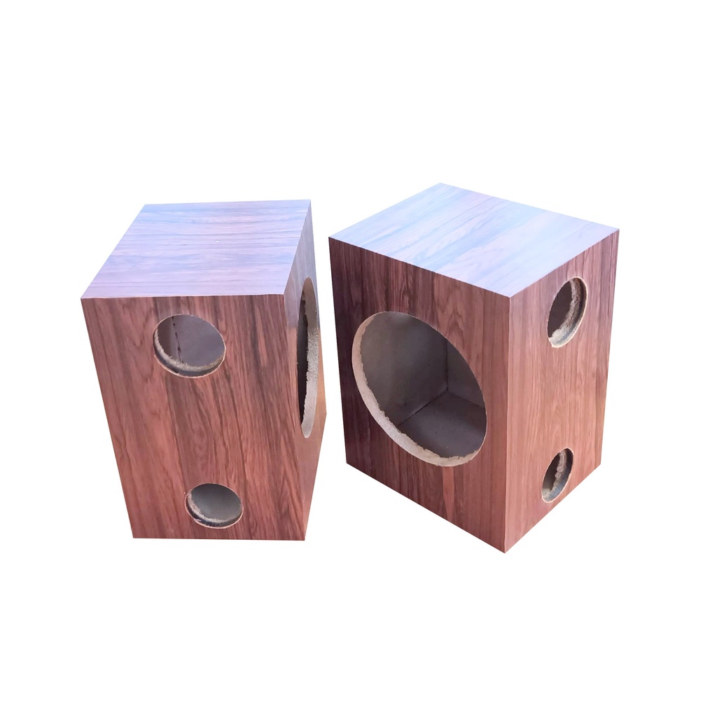 Vỏ thùng loa 12cm dạng cạnh bên.1 bộ (2 cái)