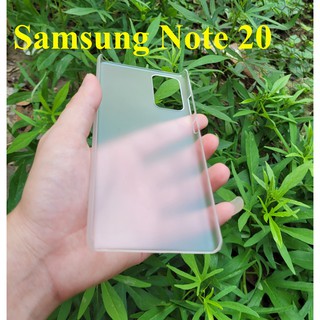 Ốp lưng Samsung Note 20ultra/ Note 20/ Note 10/ Note 9/ Note 8/ Note 10 plus nhựa CỨNG NHÁM MỜ