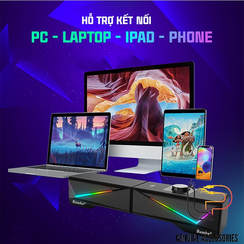 LOA BLUETOOH BAMBA B700 LED RGB