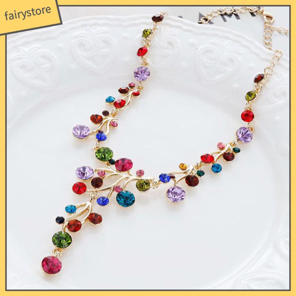 Vòng cổ kiểu chữ Y đính đá thời trang dành cho nữ