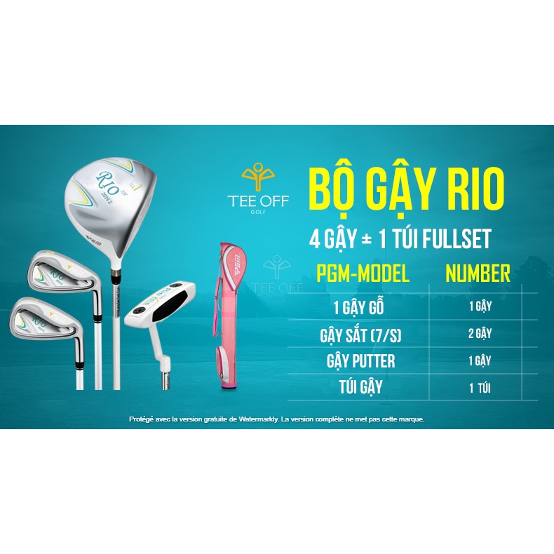 Bộ Gậy tập golf nữ RIO - PGM TLG014