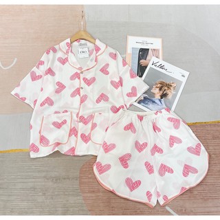 💕𝑭𝑹𝑬𝑬𝑺𝑯𝑰𝑷💕♥Bộ ngủ Pijama Lụa Latin