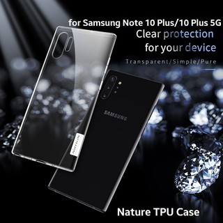 ỐP LƯNG SAMSUNG GALAXY NOTE 10 PLUS VÀ NOTE 10 PLUS 5G NILLKIN SILICON CHÍNH HÃNG [NEW SALEOFF]