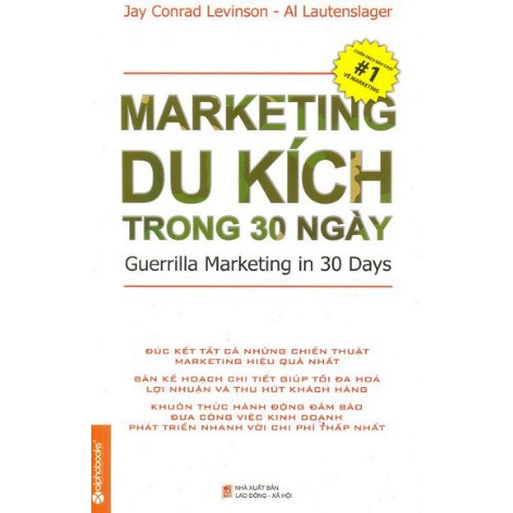 Sách Marketing Du Kích Trong 30 Ngày (Tái bản 2018)