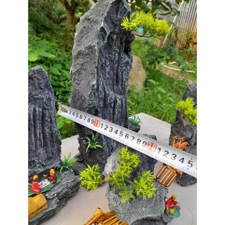 Hòn Non Bộ mini Tiểu Cảnh Núi Hồ Cá