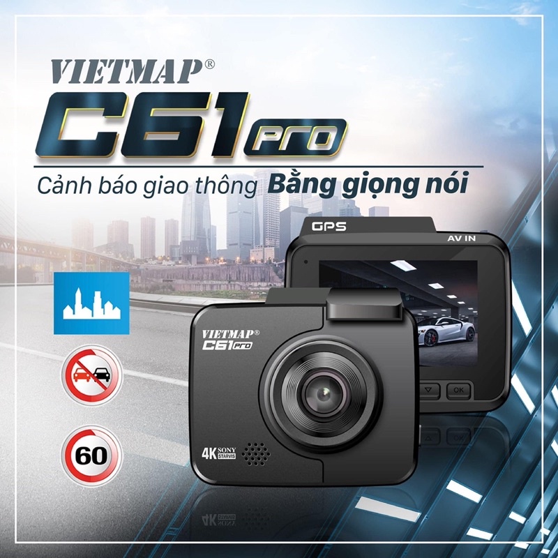 VietMap C61 Pro Nâng cấp âm thanh Camera hành trình Tại Đại Việt Auto