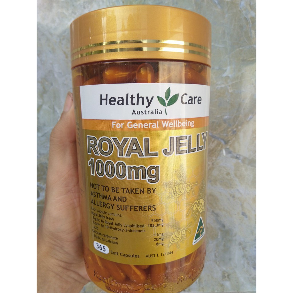 ❣️ [CHÍNH HÃNG 100%] Sữa ong chúa Healthy Care Royal Jelly 1000 365 viên 💯 | BigBuy360 - bigbuy360.vn