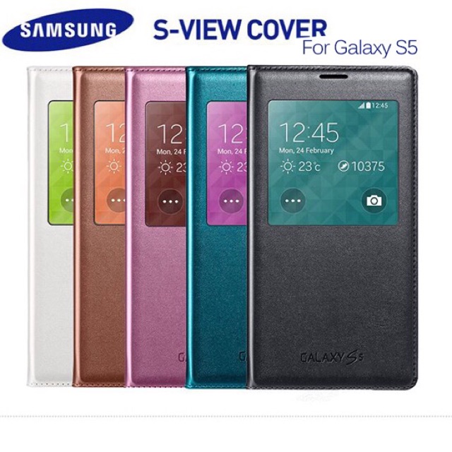 Bao da Sview Samsung S5 chính hãng