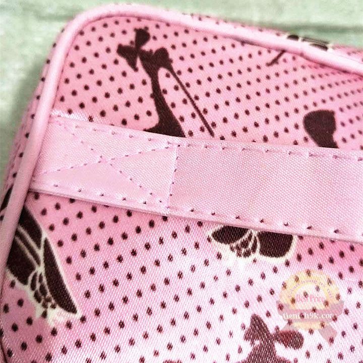 Túi đựng đồ trang điểm makeup Soigne ngăn rộng để mỹ phẩm cá nhân Vải OXFORD chống thấm nước du lịch