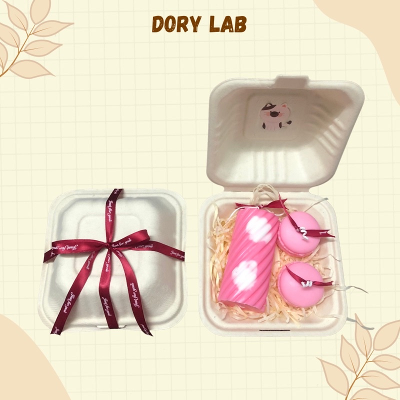 Hộp Gói Quà Tặng Nến Thơm (Không kèm nến) - Dory Lab