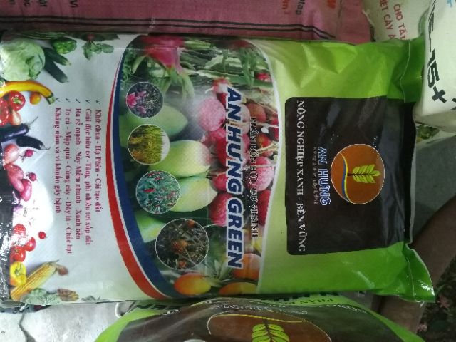 1 kg phân bón hữu cơ vi sinh Organic fertilizer for flowers, ornamental plants, rice plants, fruit trees