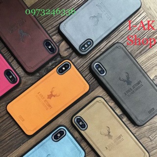ỐP LƯNG IPHONE DA VẢI ĐẦU HƯƠU
