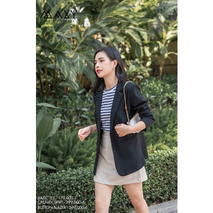 Áo khoác nữ công sở button blazer Maxy Workshop | WebRaoVat - webraovat.net.vn