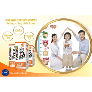 Forkids strong bones - bổ sung canxi, vitamin d3 - ảnh sản phẩm 4