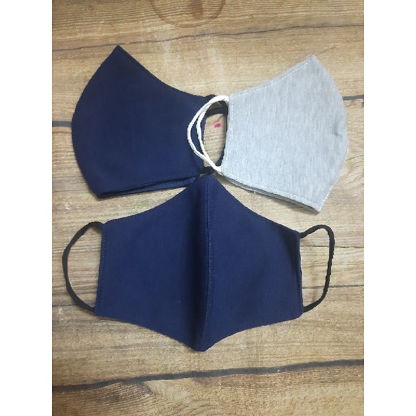 Khẩu trang màu vải thun cotton 3 lớp mỏng Gia Phú