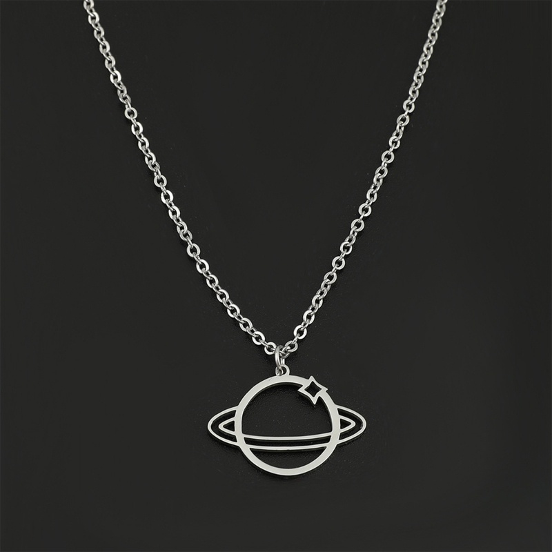 Dây Chuyền Mặt Hình Hành Tinh Rỗng Phong Cách Giáng Sinh Cho Nữ