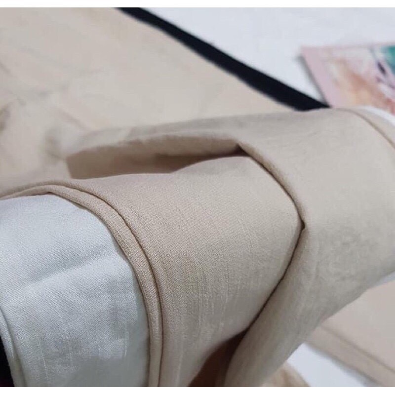 [ Mã FAMAYWA giảm 10K đơn 50K] Quần đũi nữ baggy công, đũi hàn siêu mát - Domiu | BigBuy360 - bigbuy360.vn