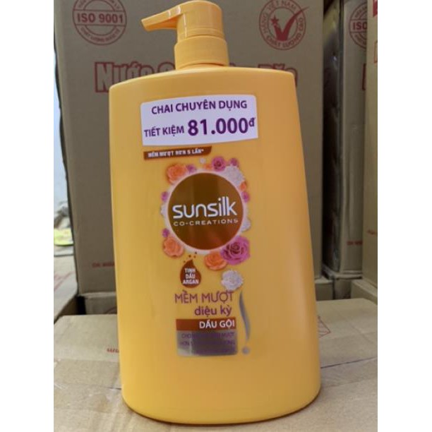 ( Mẫu mới ) Dầu gội Sunsilk mềm mượt diệu kỳ 1,4kg