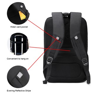 ARCTIC HUNTER Multi-functional Waterproof Laptop Backpack Fits up to 15.6" Bag
