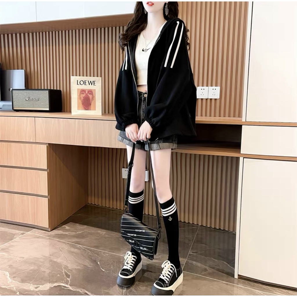 ÁO KHOÁC NỈ NGOẠI PHỐI SỌC SÀNH ĐIỆU , PHONG CÁCH SÀNH ĐIỆU UTK