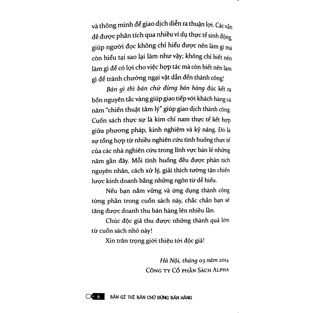 Sách - Bán gì thì bán chứ đừng bán hàng | BigBuy360 - bigbuy360.vn