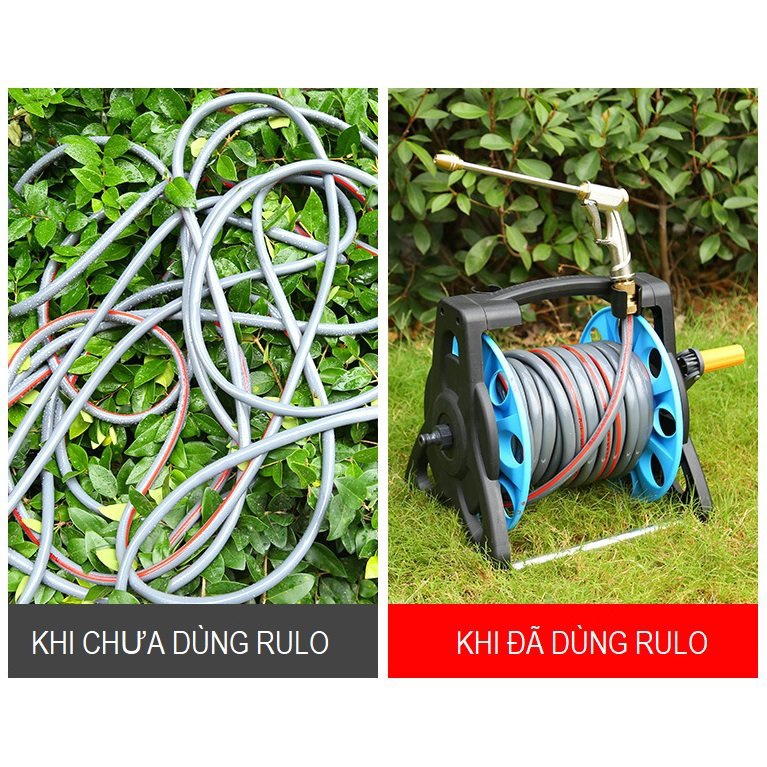 Dụng cụ rulo hỗ trợ cuộn dây nước, ống nước, vòi nước, dây bình bơm, dây điện và dây cáp