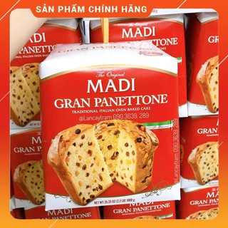 Bánh mì Gran Panettone Madi Italian Cake của Ý 1000g