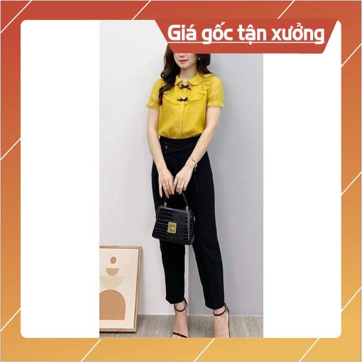 [Chất lượng số 1] Áo Sơ Mi Nữ Công Sở, Dáng Suông 💖Gloria Shop💖 Sơ mi đính nơ, dáng basic dễ phối đồ SMK1 | BigBuy360 - bigbuy360.vn