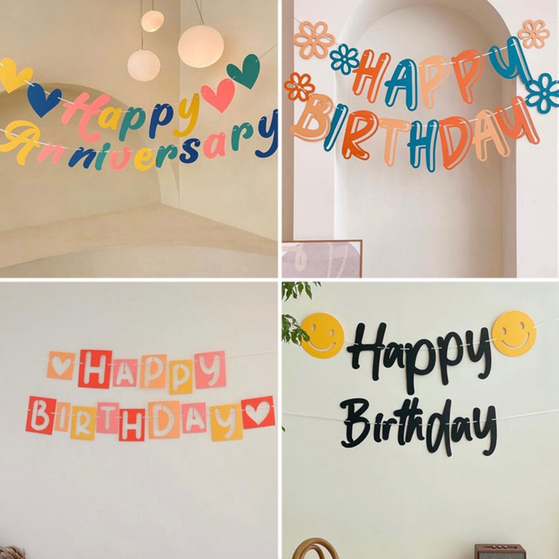 Dây Cờ Treo Trang Trí Sinh Nhật Dễ Thương