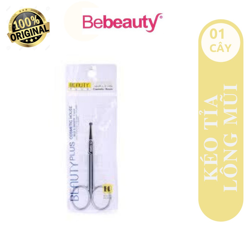 Kéo tỉa lông mũi inox đầu tròn Beauty People (Hàn Quốc ) -  0907819