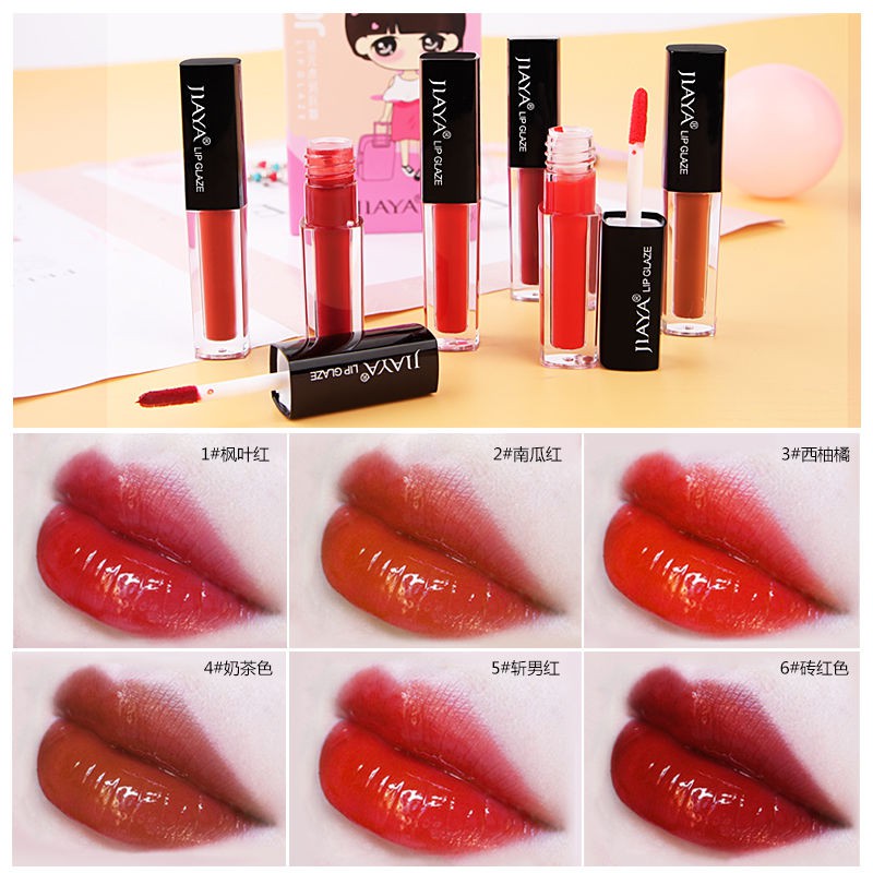 Set 3 Thỏi Son JIAYA Mirror Cô Gái Xách Vali