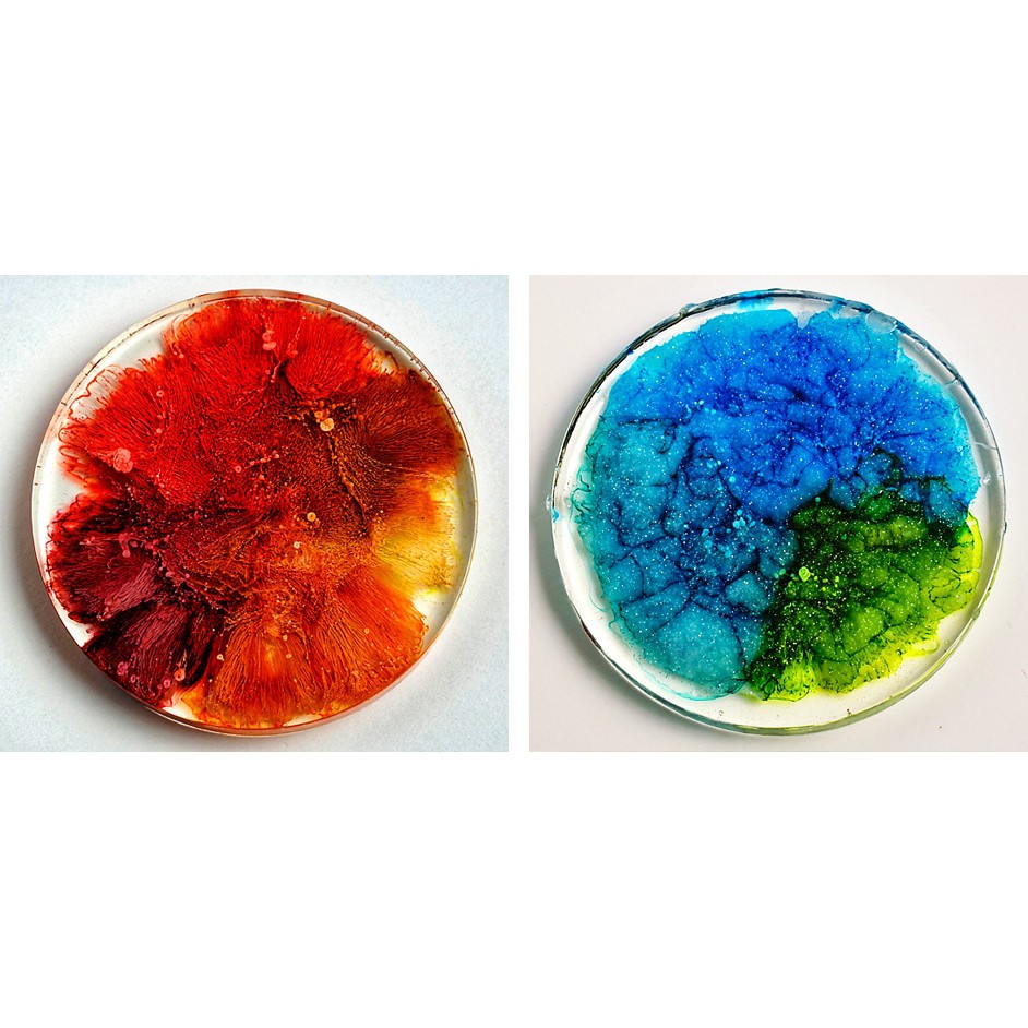 Màu Alcohol Ink pha Epoxy Resin tạo hiệu hứng loang và kéo sợi 30ml